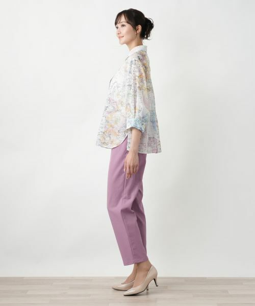 Leilian PLUS HOUSE / レリアンプラスハウス シャツ・ブラウス | プリントブラウス | 詳細2