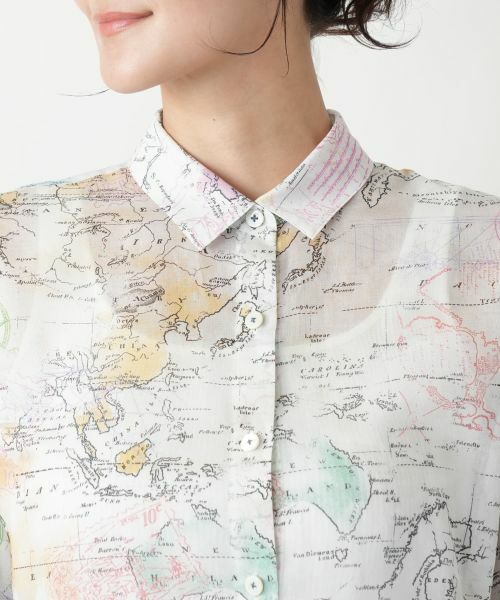 Leilian PLUS HOUSE / レリアンプラスハウス シャツ・ブラウス | プリントブラウス | 詳細7