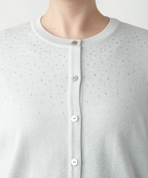 Leilian PLUS HOUSE / レリアンプラスハウス カーディガン・ボレロ | ラメカーディガン【Leilian WHITE LABEL】 | 詳細10