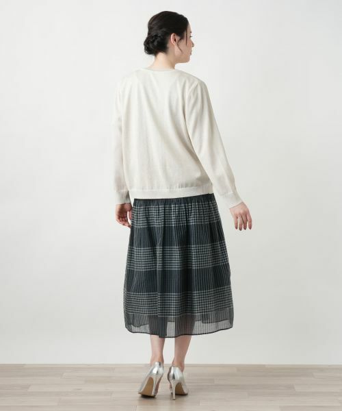 Leilian PLUS HOUSE / レリアンプラスハウス カーディガン・ボレロ | ラメカーディガン【Leilian WHITE LABEL】 | 詳細3