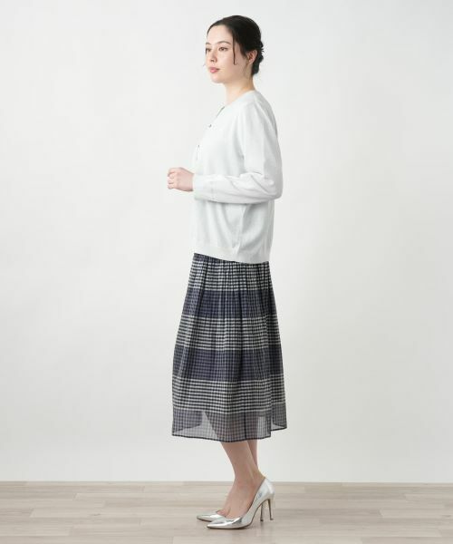 Leilian PLUS HOUSE / レリアンプラスハウス カーディガン・ボレロ | ラメカーディガン【Leilian WHITE LABEL】 | 詳細5