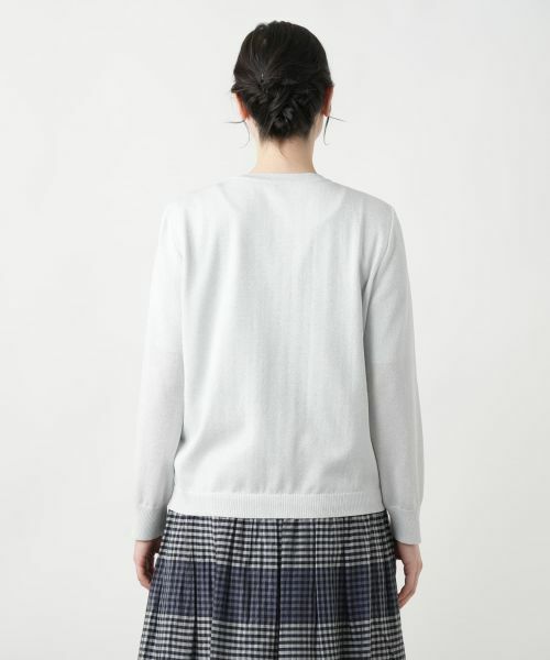 Leilian PLUS HOUSE / レリアンプラスハウス カーディガン・ボレロ | ラメカーディガン【Leilian WHITE LABEL】 | 詳細9