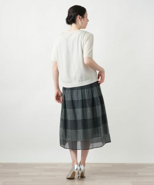 Leilian PLUS HOUSE / レリアンプラスハウス ニット・セーター | 【店舗人気】ラメニット【Leilian WHITE LABEL】 | 詳細3