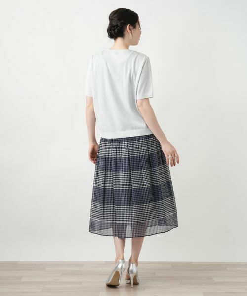 Leilian PLUS HOUSE / レリアンプラスハウス ニット・セーター | 【店舗人気】ラメニット【Leilian WHITE LABEL】 | 詳細6