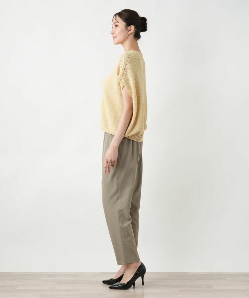 Leilian PLUS HOUSE / レリアンプラスハウス テーラードジャケット | 【店舗人気】ラメニットベスト【Leilian WHITE LABEL】 | 詳細2