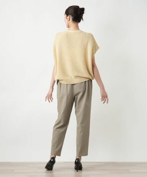 Leilian PLUS HOUSE / レリアンプラスハウス テーラードジャケット | 【店舗人気】ラメニットベスト【Leilian WHITE LABEL】 | 詳細3