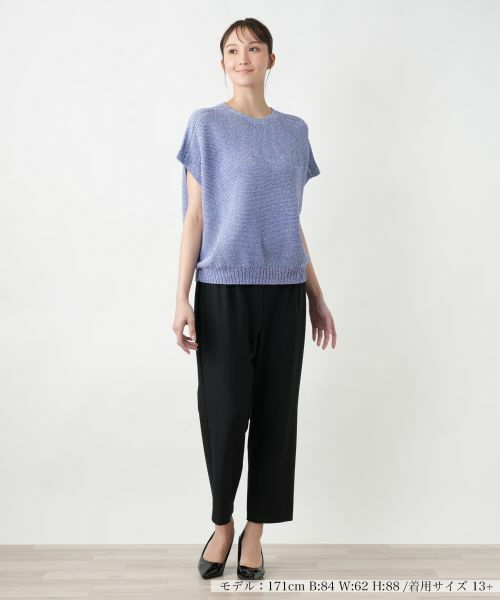 Leilian PLUS HOUSE / レリアンプラスハウス テーラードジャケット | 【店舗人気】ラメニットベスト【Leilian WHITE LABEL】 | 詳細4