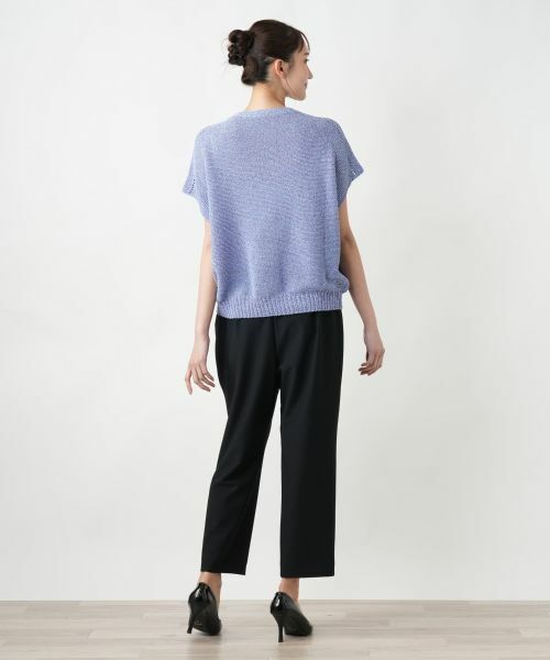 Leilian PLUS HOUSE / レリアンプラスハウス テーラードジャケット | 【店舗人気】ラメニットベスト【Leilian WHITE LABEL】 | 詳細6