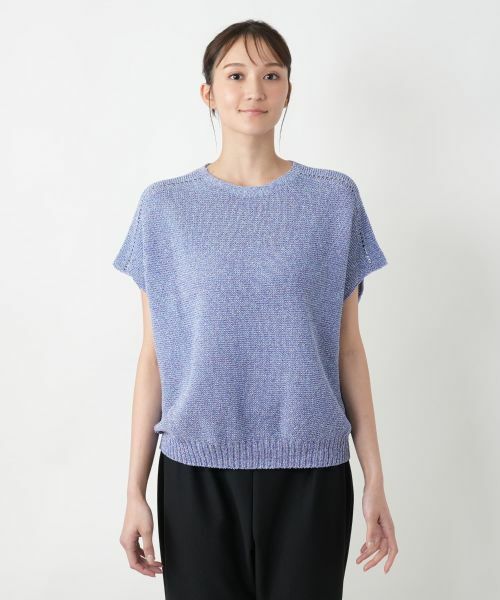 Leilian PLUS HOUSE / レリアンプラスハウス テーラードジャケット | 【店舗人気】ラメニットベスト【Leilian WHITE LABEL】 | 詳細7