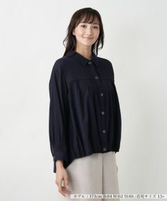 Leilian PLUS HOUSE / レリアンプラスハウス シャツ・ブラウス | 【店舗人気】タックブラウス