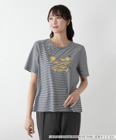Leilian PLUS HOUSE / レリアンプラスハウス Tシャツ | 【店舗人気】ナローボーダーTシャツ【Leilian WHITE LABEL】