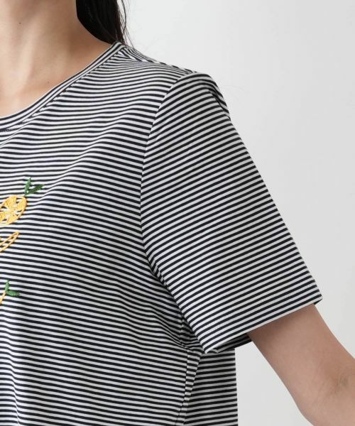 Leilian PLUS HOUSE / レリアンプラスハウス Tシャツ | 【店舗人気】ナローボーダーTシャツ【Leilian WHITE LABEL】 | 詳細12