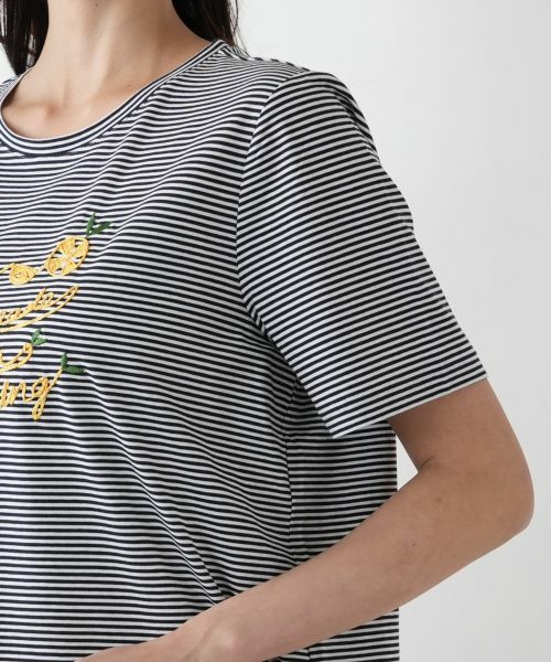 Leilian PLUS HOUSE / レリアンプラスハウス Tシャツ | 【店舗人気】ナローボーダーTシャツ【Leilian WHITE LABEL】 | 詳細13