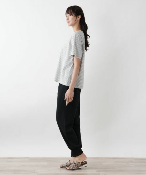 Leilian PLUS HOUSE / レリアンプラスハウス Tシャツ | 【店舗人気】ナローボーダーTシャツ【Leilian WHITE LABEL】 | 詳細2