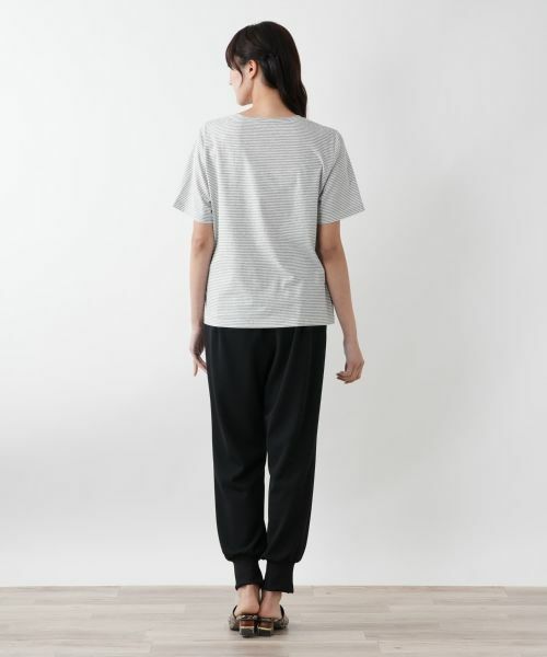 Leilian PLUS HOUSE / レリアンプラスハウス Tシャツ | 【店舗人気】ナローボーダーTシャツ【Leilian WHITE LABEL】 | 詳細3
