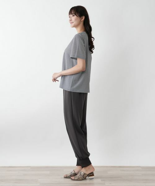 Leilian PLUS HOUSE / レリアンプラスハウス Tシャツ | 【店舗人気】ナローボーダーTシャツ【Leilian WHITE LABEL】 | 詳細5