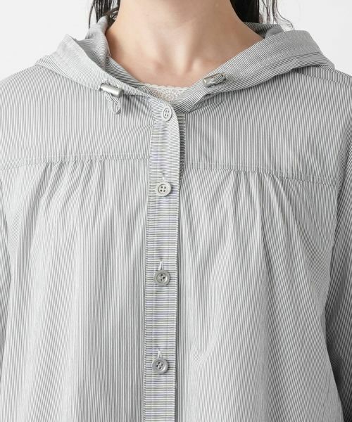 Leilian PLUS HOUSE / レリアンプラスハウス シャツ・ブラウス | 【店舗人気】フーデッドブラウス【Leilian WHITE LABEL】 | 詳細10