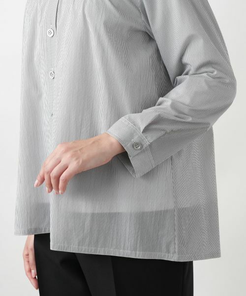 Leilian PLUS HOUSE / レリアンプラスハウス シャツ・ブラウス | 【店舗人気】フーデッドブラウス【Leilian WHITE LABEL】 | 詳細13