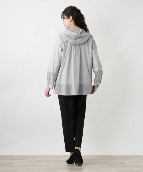 Leilian PLUS HOUSE / レリアンプラスハウス シャツ・ブラウス | 【店舗人気】フーデッドブラウス【Leilian WHITE LABEL】 | 詳細6