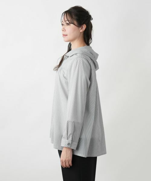 Leilian PLUS HOUSE / レリアンプラスハウス シャツ・ブラウス | 【店舗人気】フーデッドブラウス【Leilian WHITE LABEL】 | 詳細8