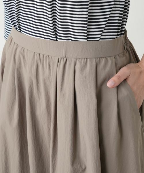 Leilian PLUS HOUSE / レリアンプラスハウス ミニ・ひざ丈スカート | 【店舗人気】洗えるギャザースカート | 詳細10