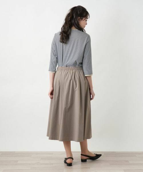 Leilian PLUS HOUSE / レリアンプラスハウス ミニ・ひざ丈スカート | 【店舗人気】洗えるギャザースカート | 詳細6
