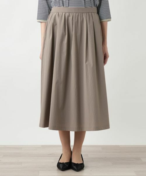 Leilian PLUS HOUSE / レリアンプラスハウス ミニ・ひざ丈スカート | 【店舗人気】洗えるギャザースカート | 詳細7