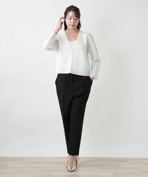 Leilian PLUS HOUSE / レリアンプラスハウス テーラードジャケット | ニットジャケット | 詳細1