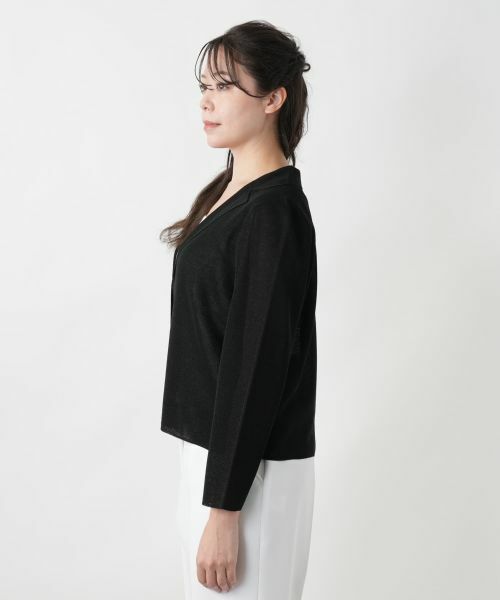 Leilian PLUS HOUSE / レリアンプラスハウス テーラードジャケット | ニットジャケット | 詳細8