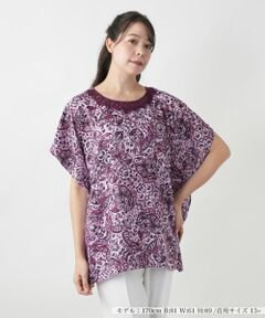 Leilian PLUS HOUSE / レリアンプラスハウス シャツ・ブラウス | ペイズリーレース刺繍ブラウス