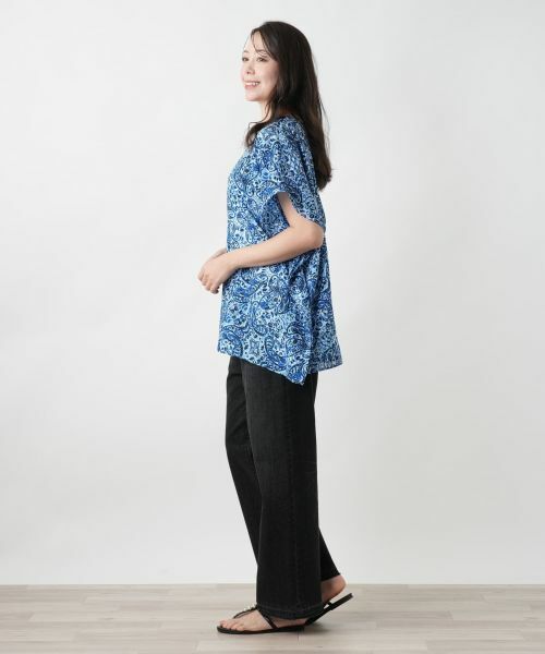 Leilian PLUS HOUSE / レリアンプラスハウス シャツ・ブラウス | ペイズリーレース刺繍ブラウス | 詳細2