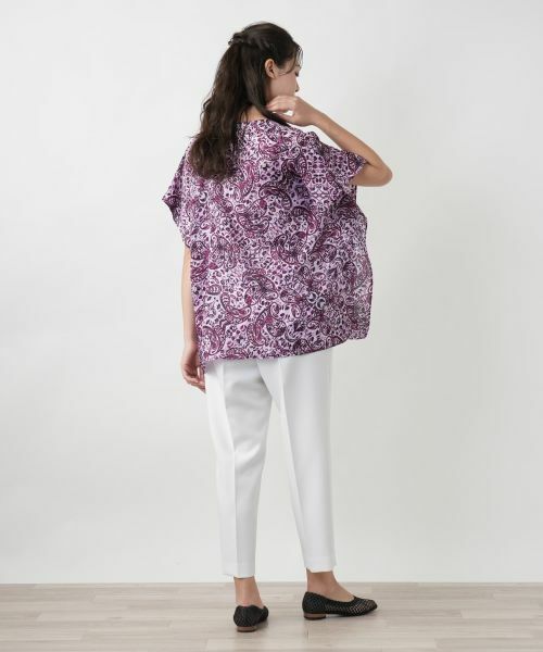 Leilian PLUS HOUSE / レリアンプラスハウス シャツ・ブラウス | ペイズリーレース刺繍ブラウス | 詳細6