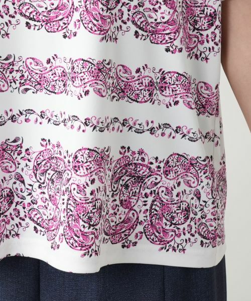 Leilian PLUS HOUSE / レリアンプラスハウス カットソー | 【店舗人気】ペイズリーカットソー | 詳細10
