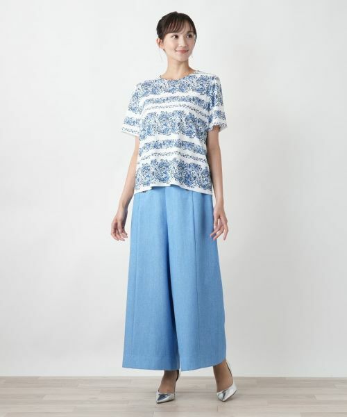 Leilian PLUS HOUSE / レリアンプラスハウス カットソー | 【店舗人気】ペイズリーカットソー | 詳細12