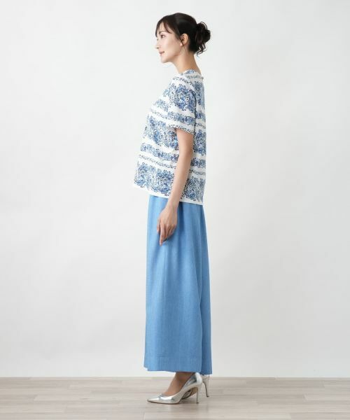 Leilian PLUS HOUSE / レリアンプラスハウス カットソー | 【店舗人気】ペイズリーカットソー | 詳細13