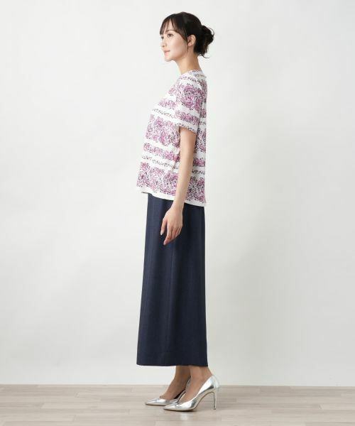 Leilian PLUS HOUSE / レリアンプラスハウス カットソー | 【店舗人気】ペイズリーカットソー | 詳細2