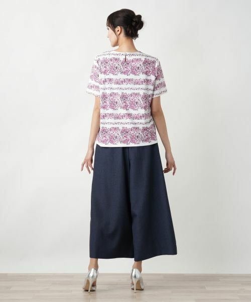 Leilian PLUS HOUSE / レリアンプラスハウス カットソー | 【店舗人気】ペイズリーカットソー | 詳細3