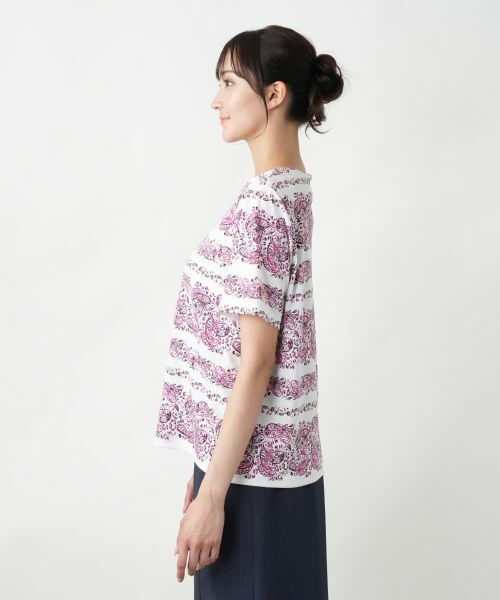 Leilian PLUS HOUSE / レリアンプラスハウス カットソー | 【店舗人気】ペイズリーカットソー | 詳細5
