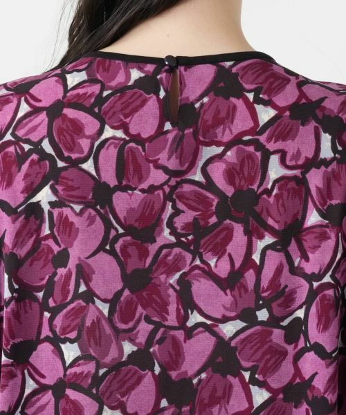 Leilian PLUS HOUSE / レリアンプラスハウス シャツ・ブラウス | 【店舗人気】フラワー柄クルーネックブラウス | 詳細11