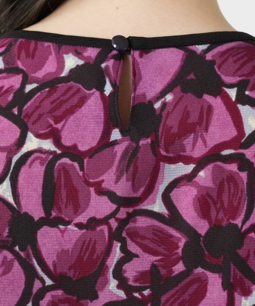 Leilian PLUS HOUSE / レリアンプラスハウス シャツ・ブラウス | 【店舗人気】フラワー柄クルーネックブラウス | 詳細12