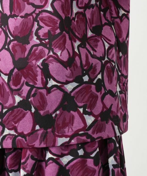 Leilian PLUS HOUSE / レリアンプラスハウス シャツ・ブラウス | 【店舗人気】フラワー柄クルーネックブラウス | 詳細14