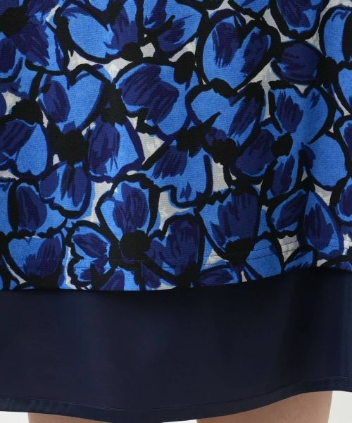 Leilian PLUS HOUSE / レリアンプラスハウス ミニ・ひざ丈スカート | フラワー柄フレアスカート | 詳細12