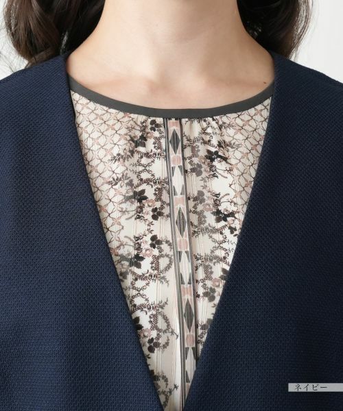 Leilian PLUS HOUSE / レリアンプラスハウス テーラードジャケット | 【店舗人気】ノーカラージャケット | 詳細10