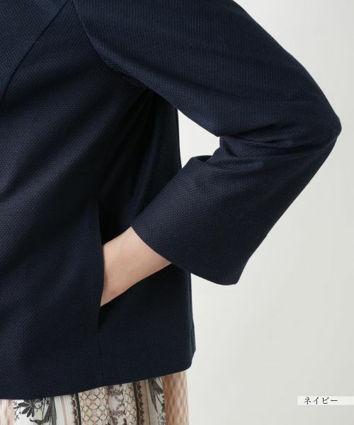 Leilian PLUS HOUSE / レリアンプラスハウス テーラードジャケット | 【店舗人気】ノーカラージャケット | 詳細14