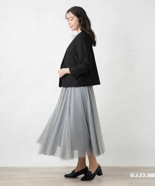 Leilian PLUS HOUSE / レリアンプラスハウス テーラードジャケット | 【店舗人気】ノーカラージャケット | 詳細2