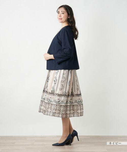 Leilian PLUS HOUSE / レリアンプラスハウス テーラードジャケット | 【店舗人気】ノーカラージャケット | 詳細5