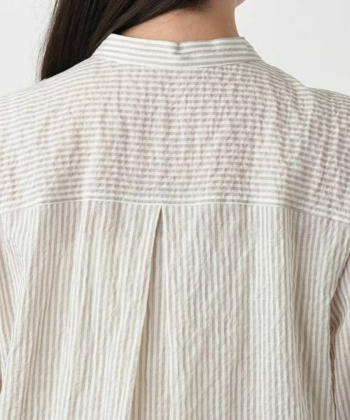 Leilian PLUS HOUSE / レリアンプラスハウス シャツ・ブラウス | 【店舗人気】ストライプチュニックブラウス【Leilian WHITE LABEL】 | 詳細11