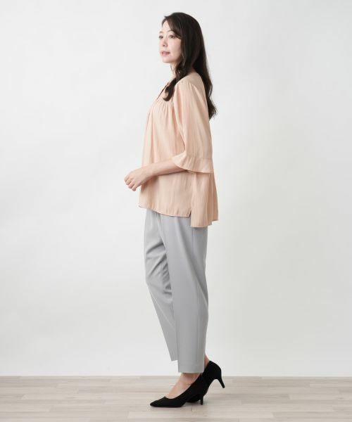 Leilian PLUS HOUSE / レリアンプラスハウス シャツ・ブラウス | 【店舗人気】ギャザーブラウス【Leilian WHITE LABEL】 | 詳細5