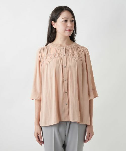 Leilian PLUS HOUSE / レリアンプラスハウス シャツ・ブラウス | 【店舗人気】ギャザーブラウス【Leilian WHITE LABEL】 | 詳細7