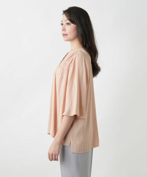 Leilian PLUS HOUSE / レリアンプラスハウス シャツ・ブラウス | 【店舗人気】ギャザーブラウス【Leilian WHITE LABEL】 | 詳細8